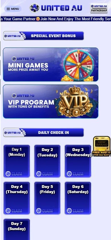 United Au Casino mobile promotions with app and member bonus features